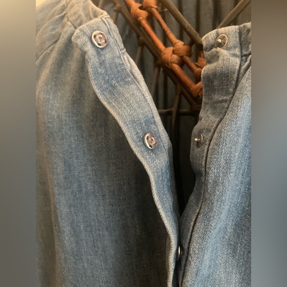 & Other Stories denim dress with balloon sleeve - Picture 4 of 6